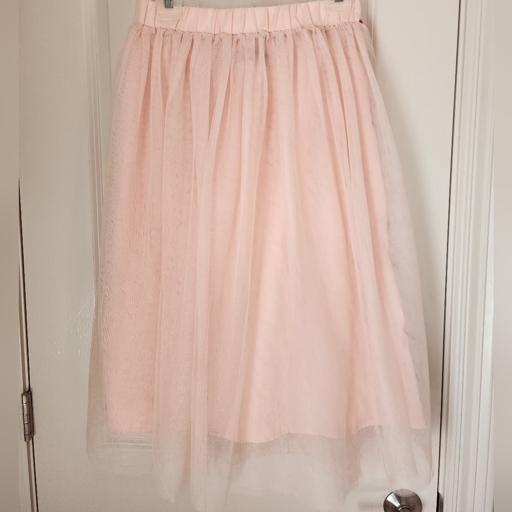 Pink Tulle Skater Skirt